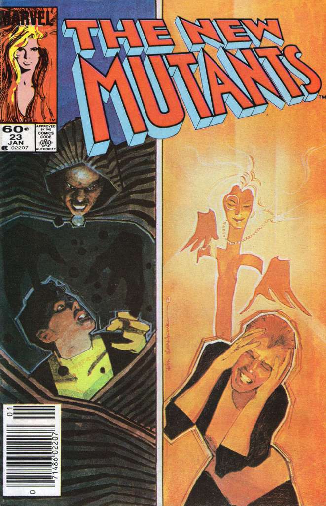 The New Mutants #23 Newsstand Edition