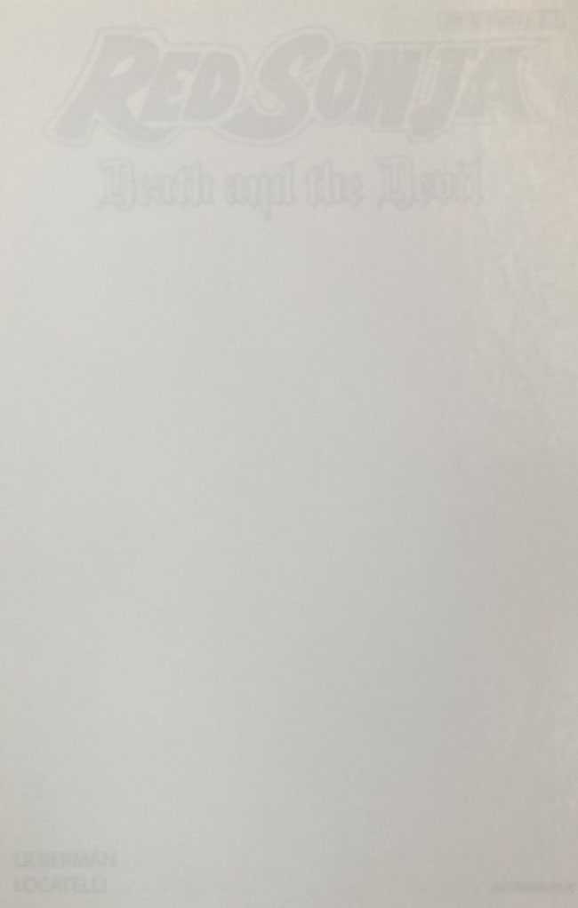 Red Sonja Death and the Devil #1 Variation G