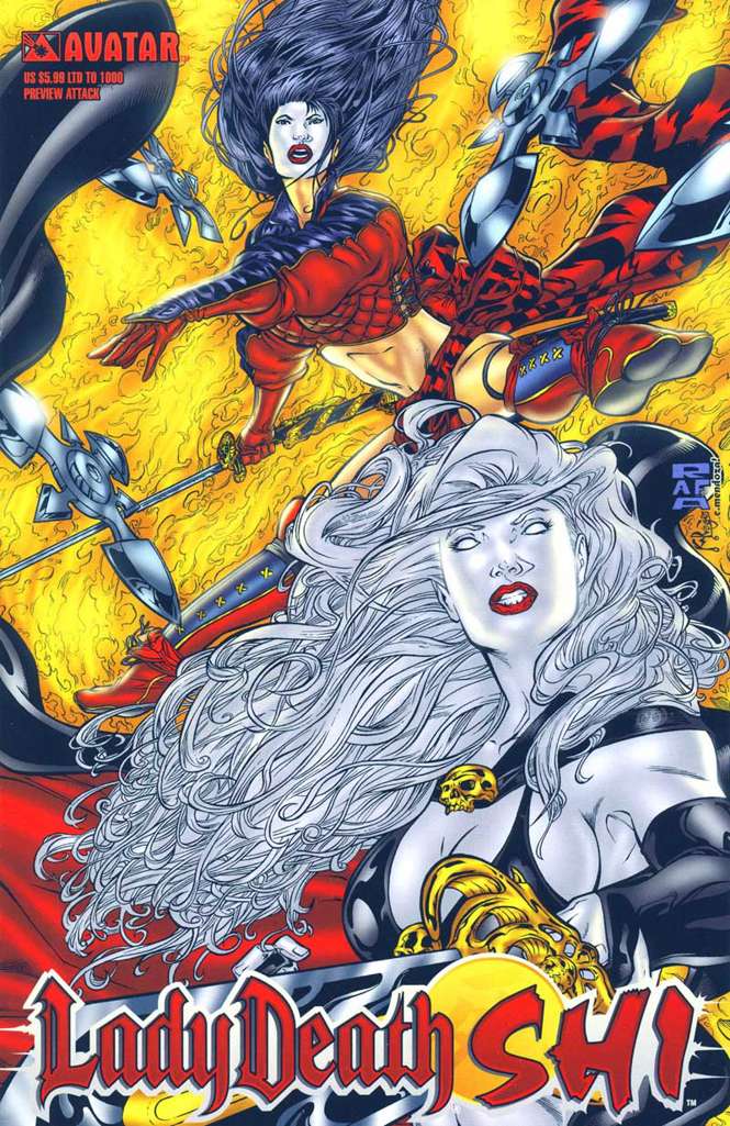 Lady Death/Shi Ashcan #1 Variation O