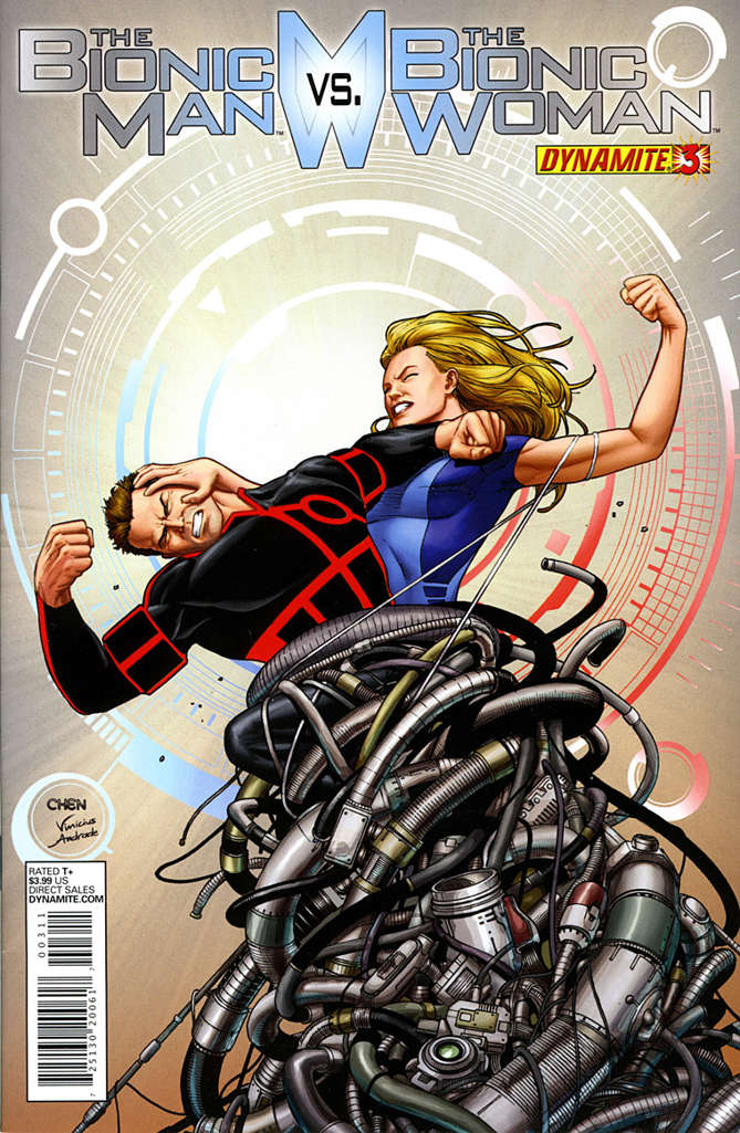 The Bionic Man Vs. The Bionic Woman #3 Variation A