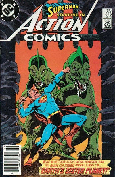 Action Comics #576 Newsstand Edition
