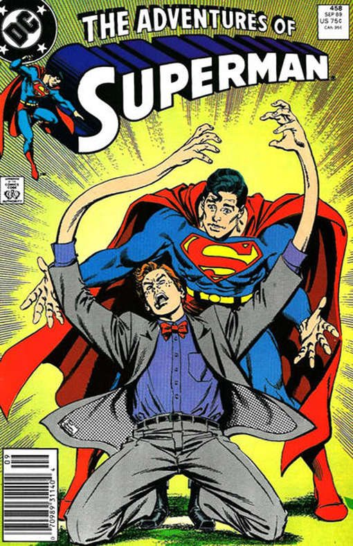 Adventures of Superman #458 Newsstand Edition