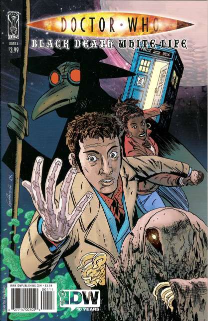 Doctor Who: Black Death White Life #1 Variation A