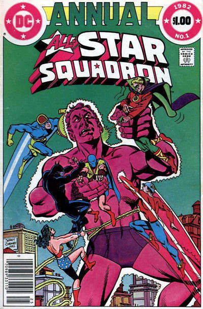 All-Star Squadron Annual #1 Newsstand Edition