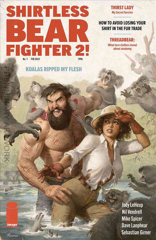 Shirtless Bear-Fighter! 2 #1 Variation D