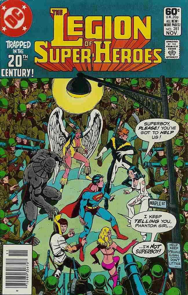 The Legion of Super-Heroes (2nd Series) #281 Newsstand Edition