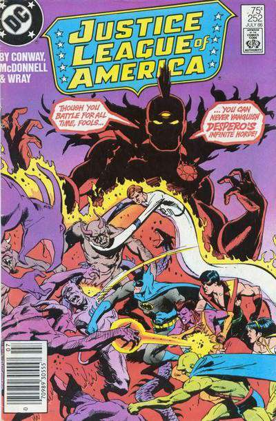 Justice League of America #252 Newsstand Edition