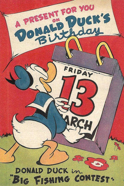 Walt Disney’s Donald Duck in Big Fishing Contest