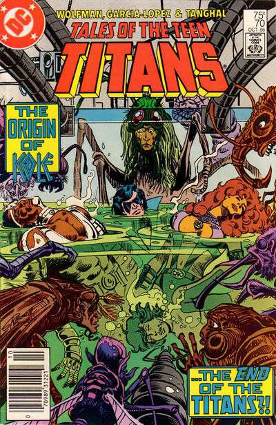 Tales of the Teen Titans #70 Newsstand Edition