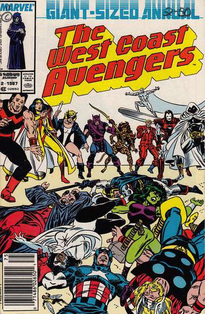West Coast Avengers Annual #2 Newsstand Edition