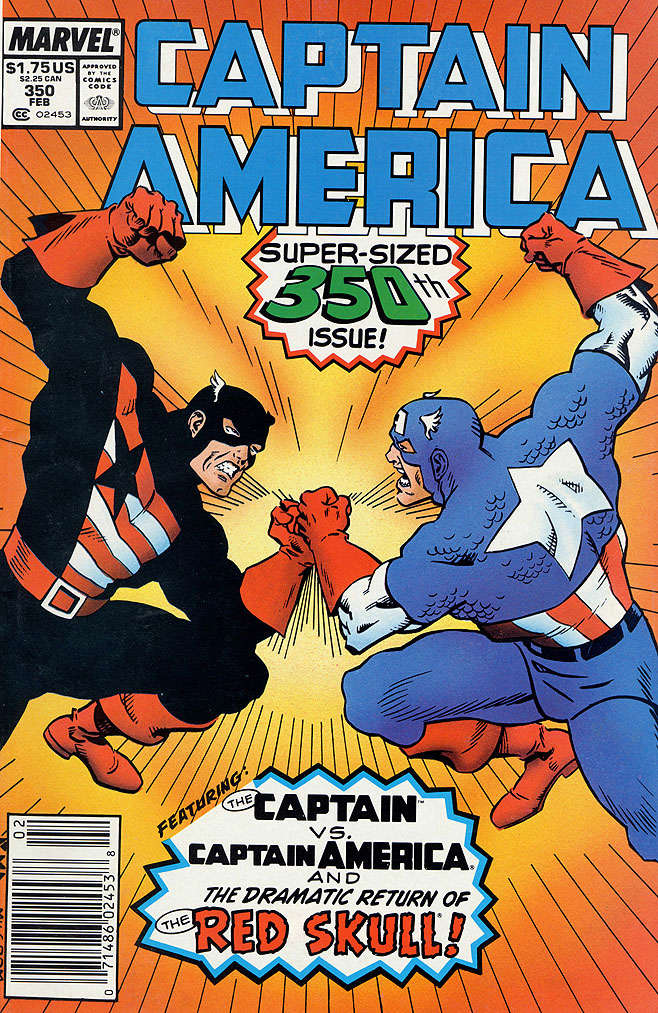Captain America (1st Series) #350 Newsstand Edition