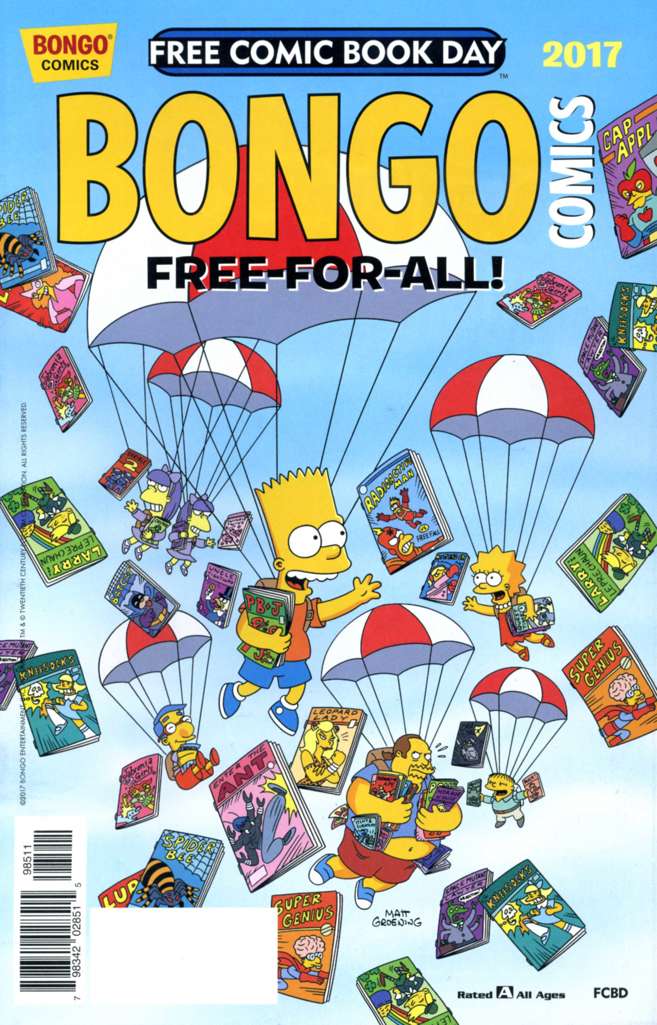 Bongo Comics Free-For-All! Free Comic Book Day #2017