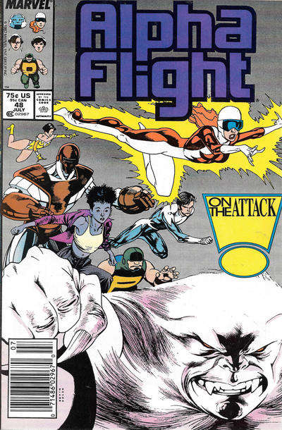 Alpha Flight (1st Series) #48 Newsstand Edition