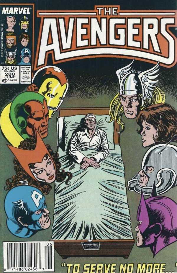 The Avengers #280 Mark Jewelers Insert Edition
