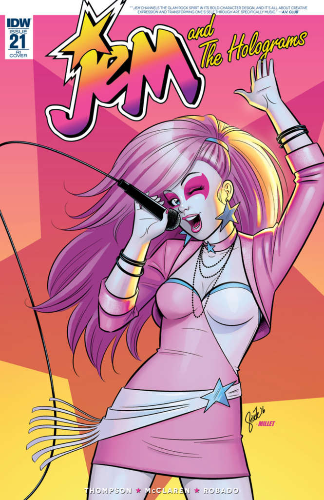 Jem & the Holograms #21 Variation B