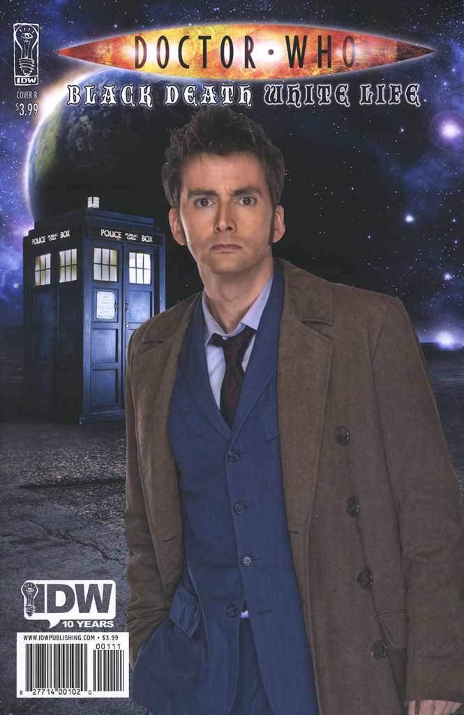 Doctor Who: Black Death White Life #1 Variation B