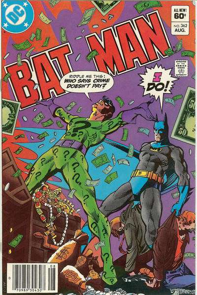 Batman #362 Newsstand Edition