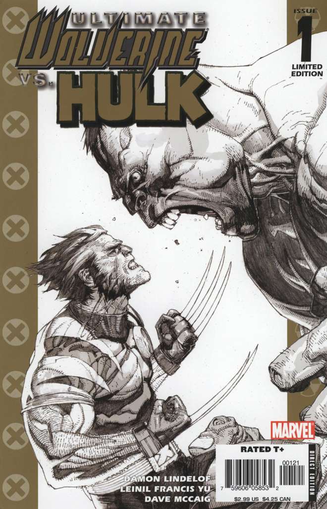 Ultimate Wolverine vs. Hulk #1 Variation B