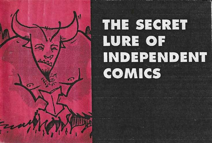 The Secret Lure of Independent Comics