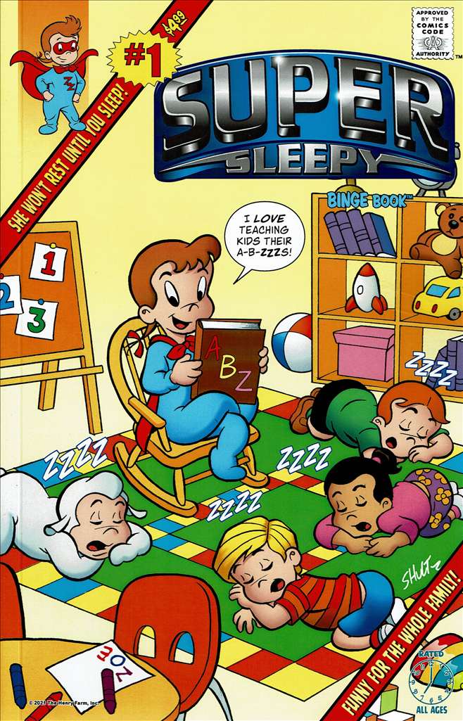 Sitcomics presents Super Sleepy ”Bedtime Stories” Binge Book