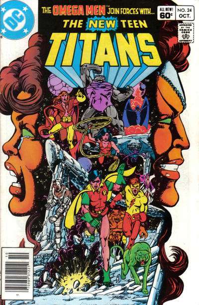 The New Teen Titans (1st Series) #24 Newsstand Edition