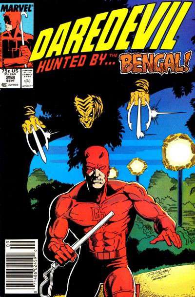 Daredevil #258 Newsstand Edition