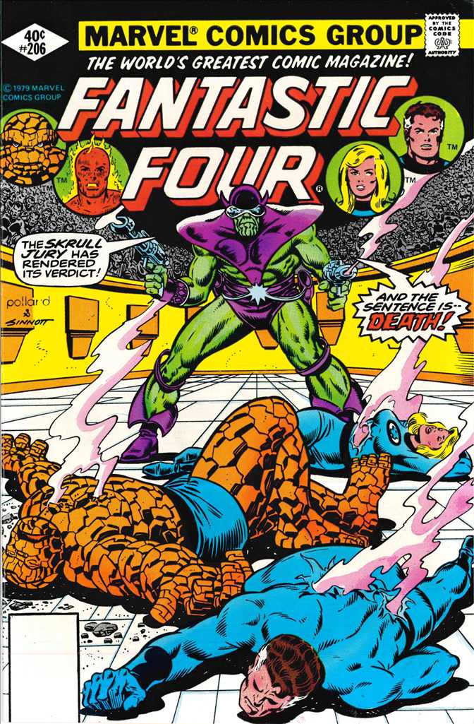 Fantastic Four (Vol. 1) #206 Newsstand Edition