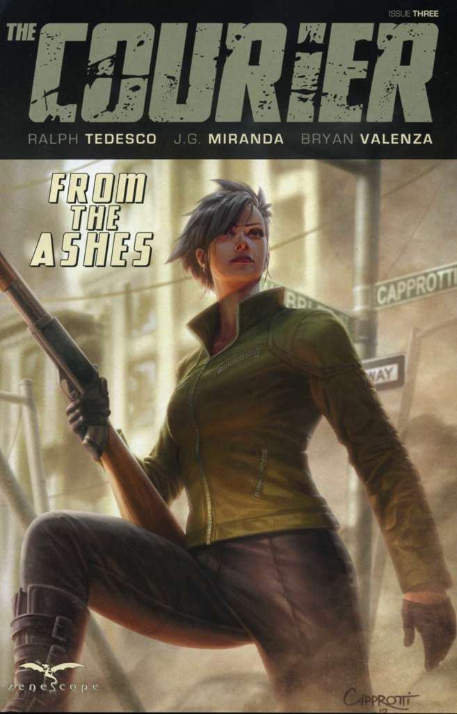 The Courier: From the Ashes #3 Variation A