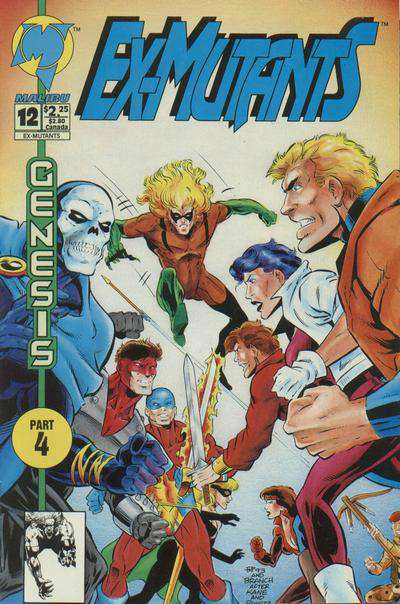 Ex-Mutants (Malibu) #12 Direct Market Edition