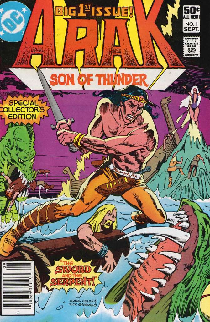 Arak Son of Thunder #1 Newsstand Edition