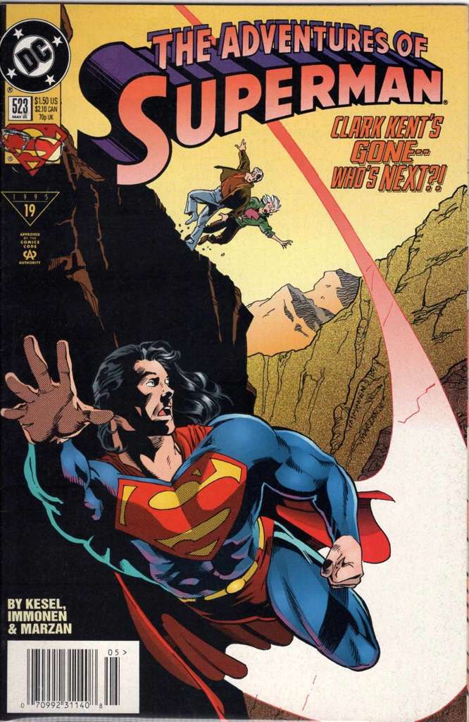 Adventures of Superman #523 Newsstand Edition