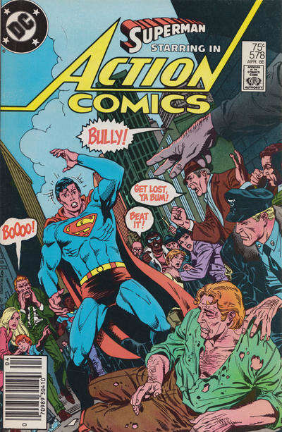Action Comics #578 Newsstand Edition