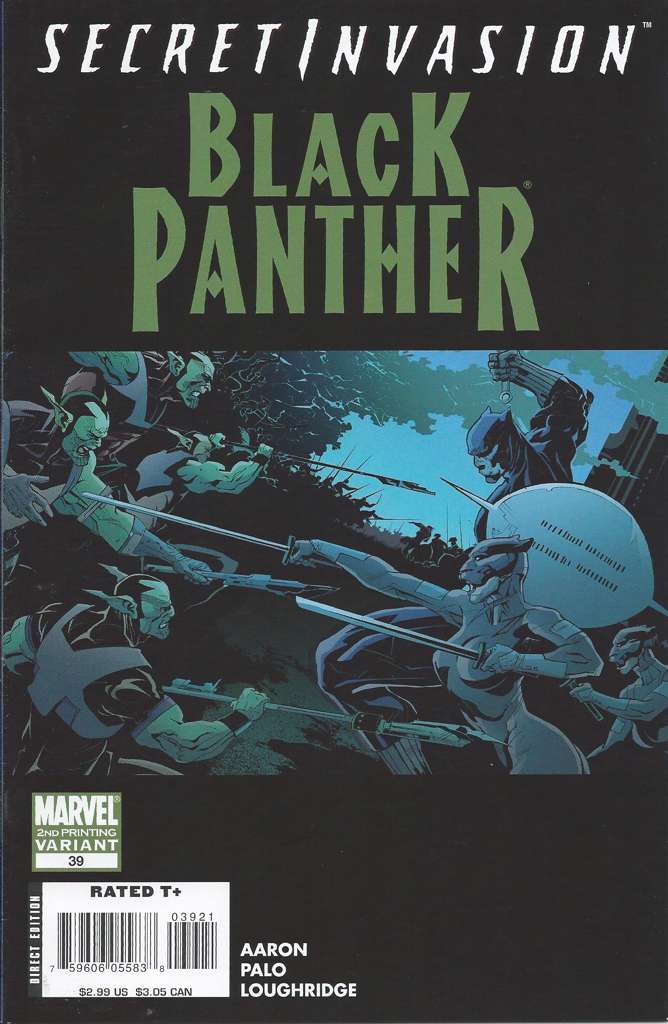Black Panther (Vol. 3) #39  - 2nd printing