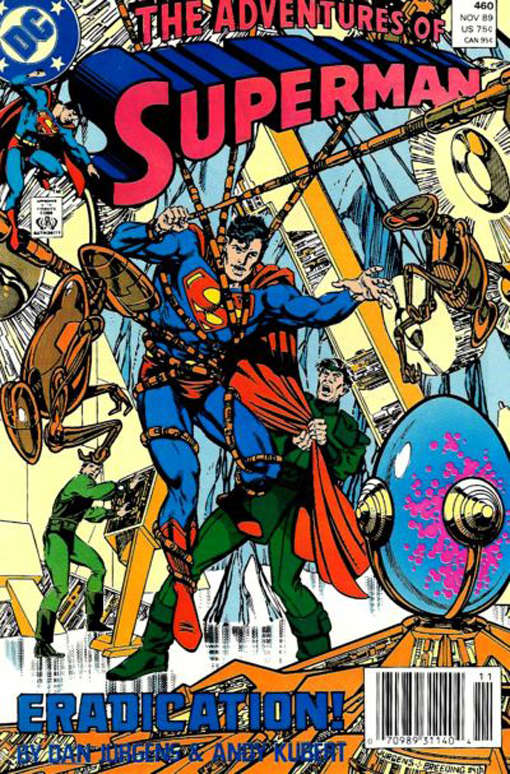 Adventures of Superman #460 Newsstand Edition