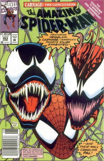 The Amazing Spider-Man #363 Newsstand Edition