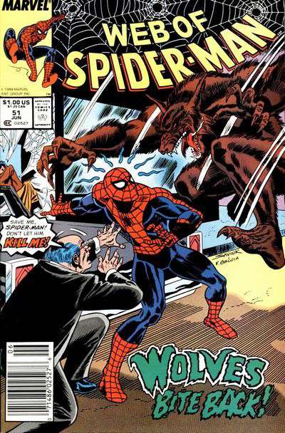 The Web of Spider-Man #51 Newsstand Edition