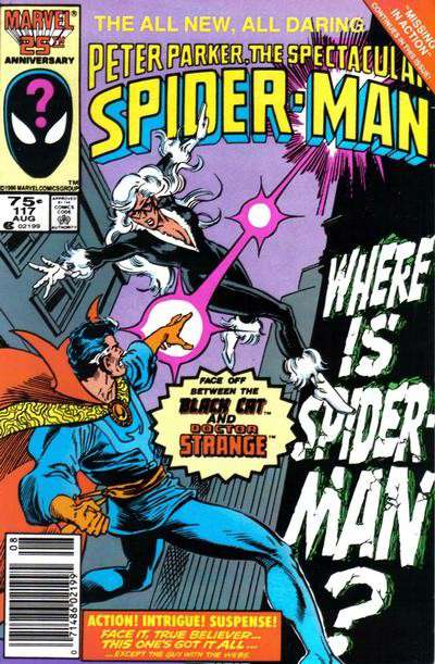 The Spectacular Spider-Man #117 Newsstand Edition