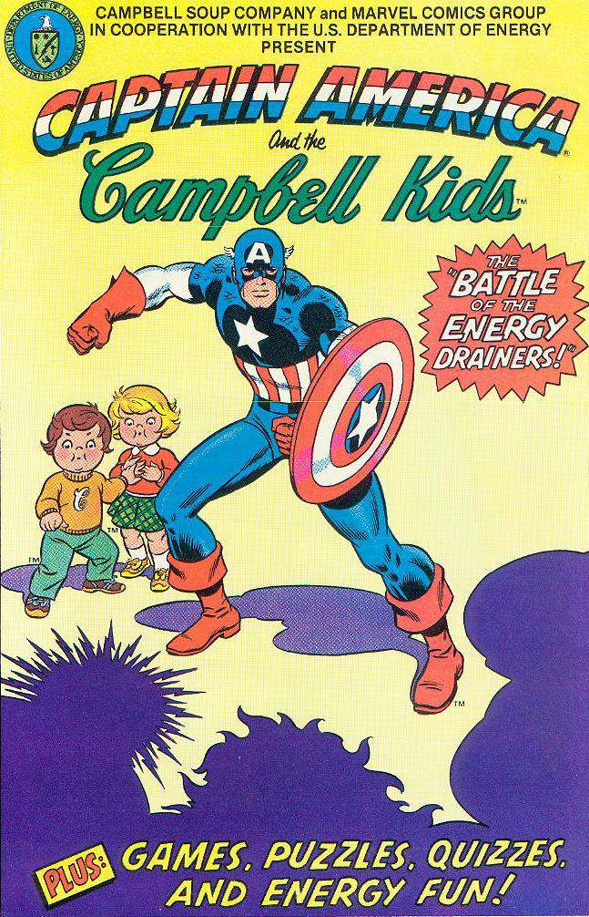 Captain America and the Campbell Kids