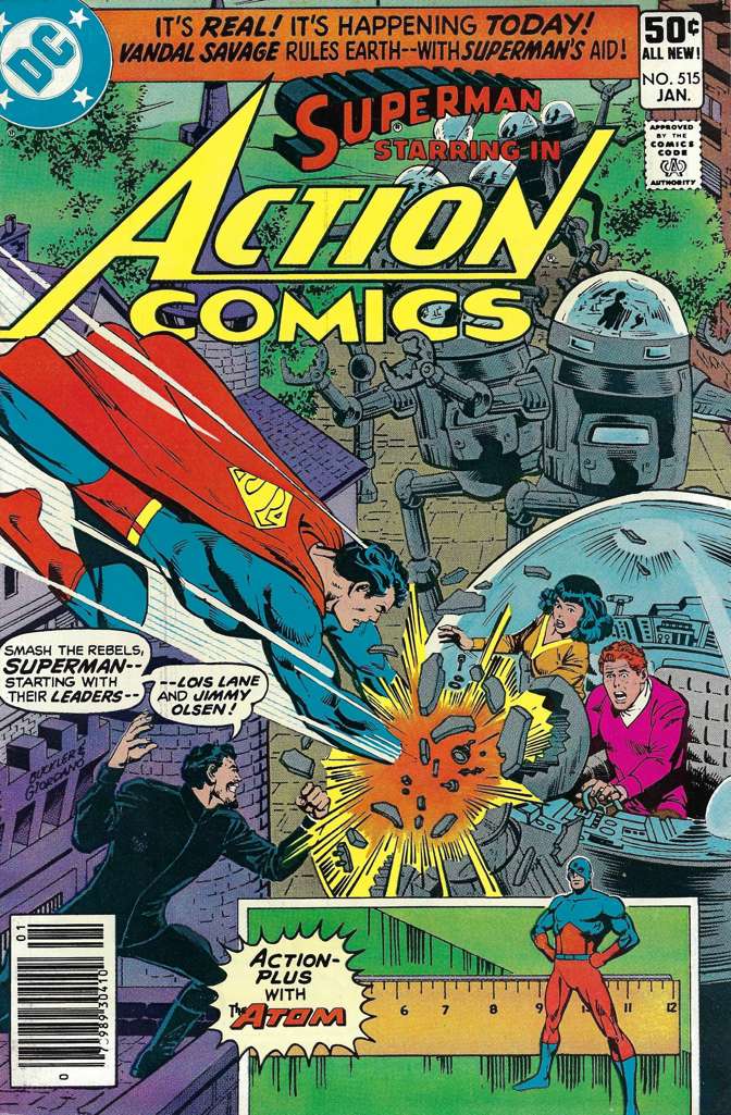 Action Comics #515 Newsstand Edition