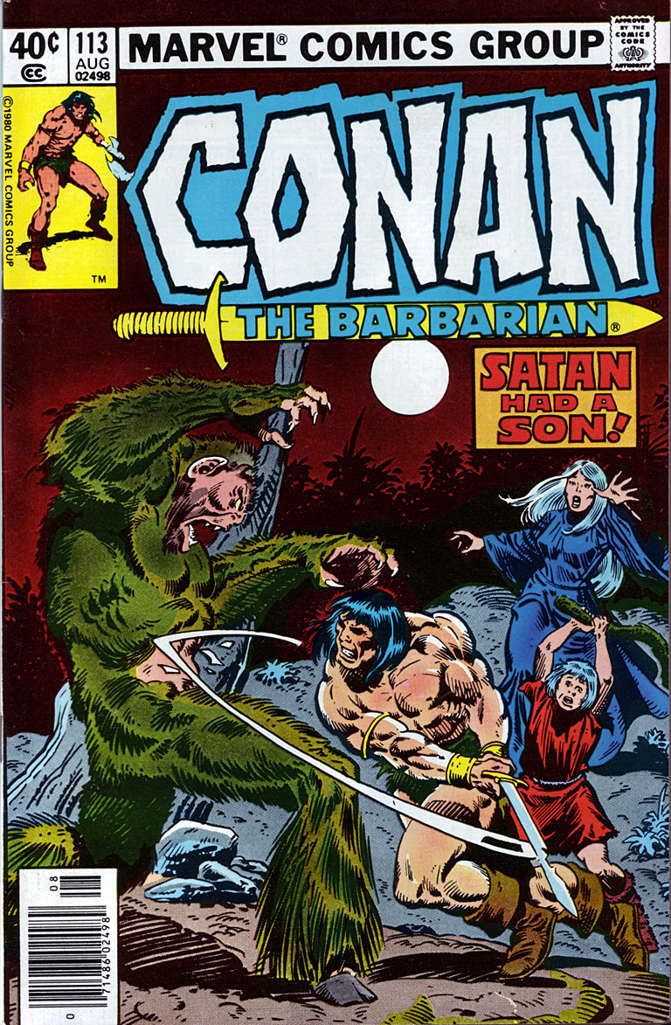 Conan the Barbarian #113 Newsstand Edition