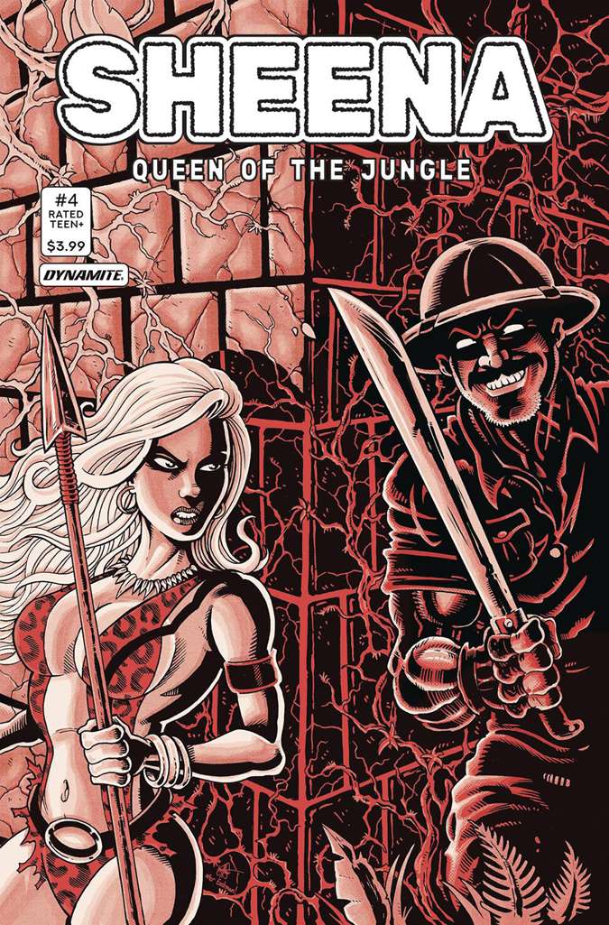 Sheena, Queen of the Jungle (Dynamite) #4 Variation N