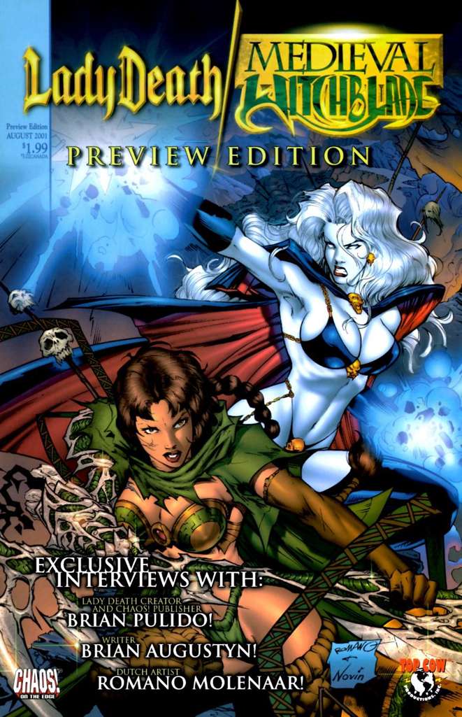 Lady Death & Medieval Witchblade Ashcan #1