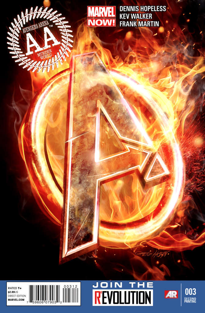 Avengers Arena #3  - 2nd printing