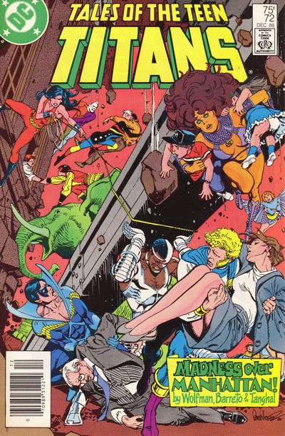 Tales of the Teen Titans #72 Newsstand Edition
