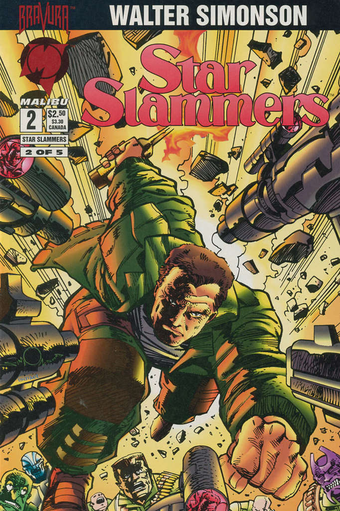 Star Slammers (Malibu) #2