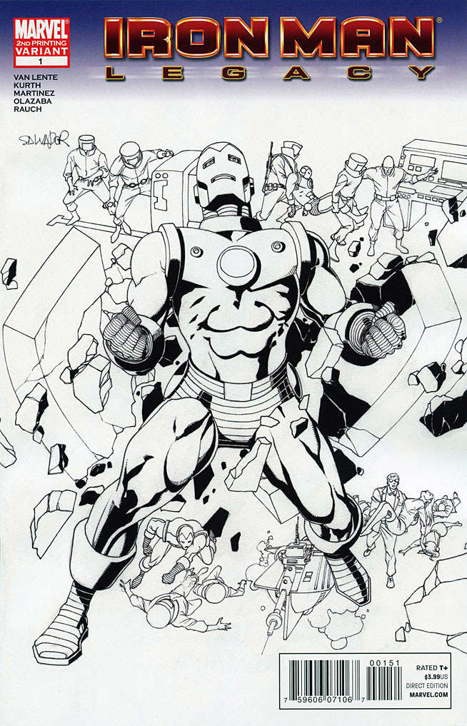 Iron Man: Legacy #1  - 2nd printing