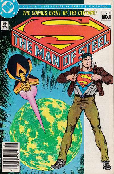 The Man of Steel (Mini-Series) #1 Newsstand Edition