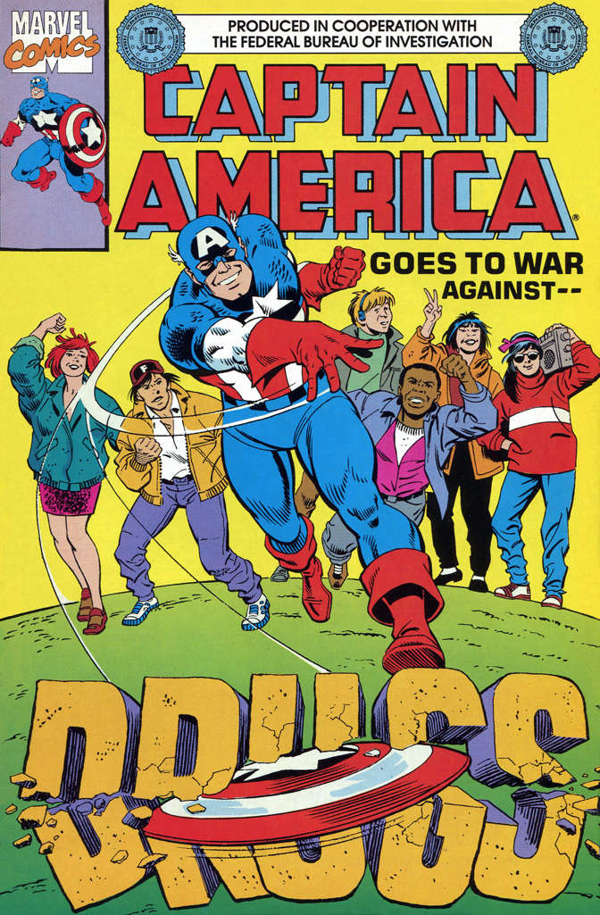 Captain America Goes to War Against Drugs #1