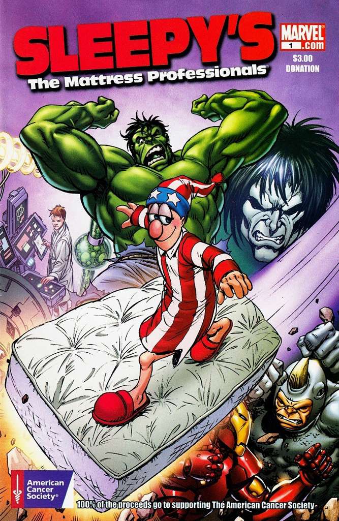 Sleepy’s/Hulk Custom Comic