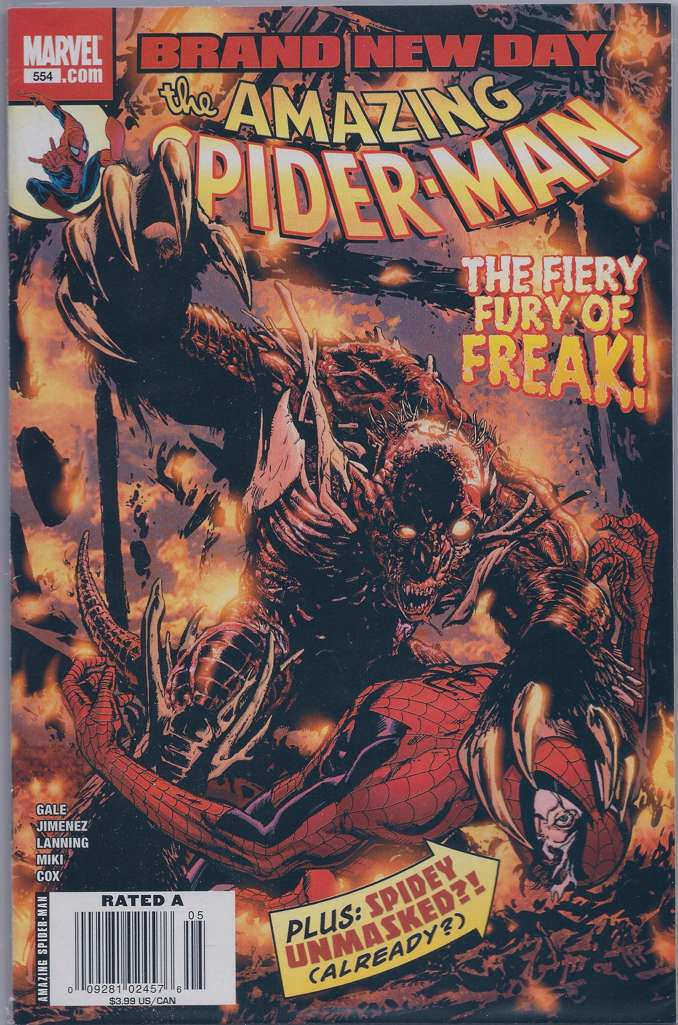 The Amazing Spider-Man #554 Newsstand Edition